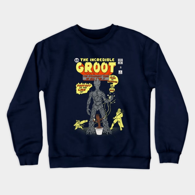 The Incredible Groot Crewneck Sweatshirt by Samiel